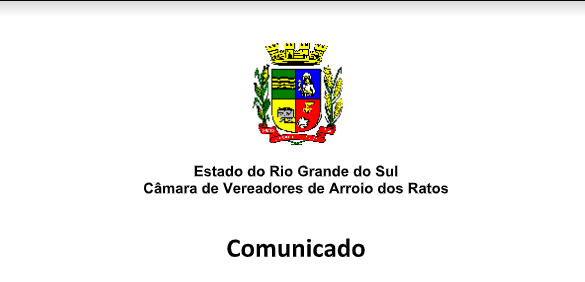 Comunicado - Projeto de Lei 76/2021